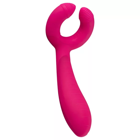 Easytoys Couple - вибратор за двойки - акумулаторен, водоустойчив - розов