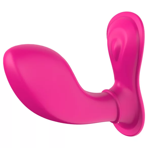 Dreamtoys Essentials - вибратор бикини с G-точков стимулатор за носене (магента)