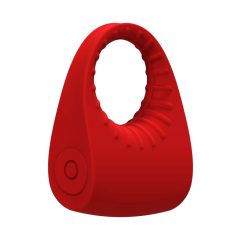   Red Revolution Sphinx - акумулаторен, водоустойчив пенис пръстен (червен)