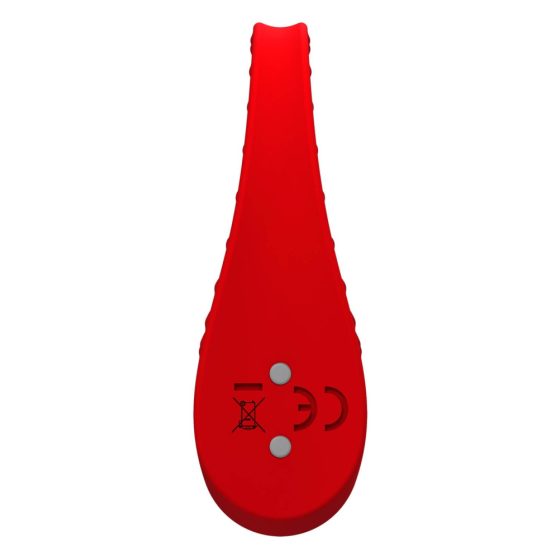 Red Revolution Sphinx - акумулаторен, водоустойчив пенис пръстен (червен)