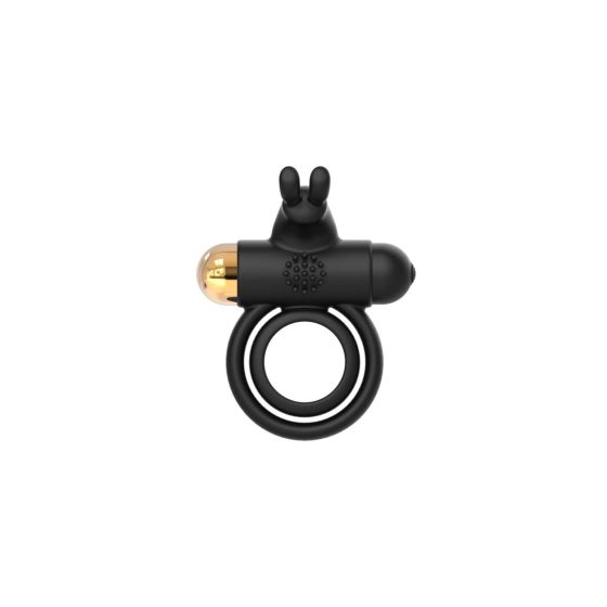 Elite Joel - вибриращ пръстен за тестиси и пенис на батерии (черен)
