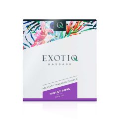  Exotiq - ароматизирана масажна свещ - роза (200g)