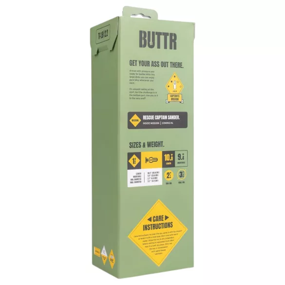 BUTTR - дилдо с вендуза - тактически - черен