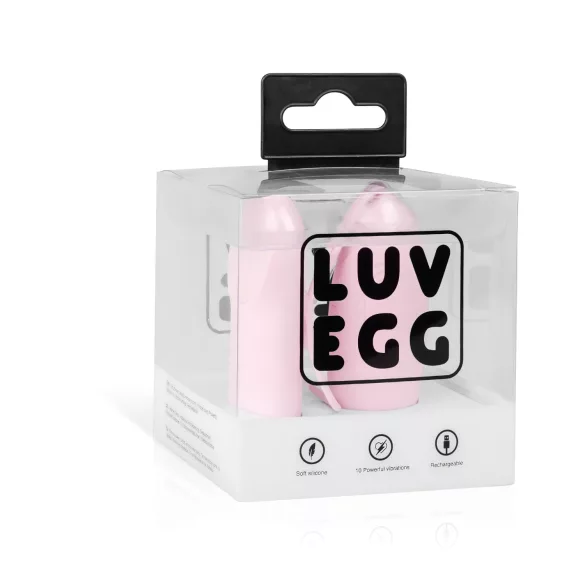 LUV EGG - вибриращо яйце с дистанционно - акумулаторно - розово