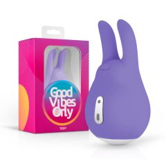   Good Vibes Tedy - Акумулаторно зайче клиторен вибратор (лилаво)