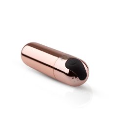  Розов златен куршум - акумулаторен мини вибратор с куршум (розово злато)