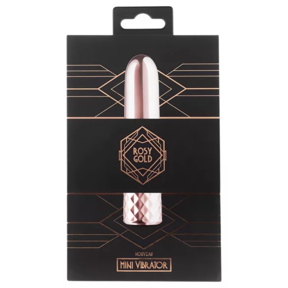 Rosy Gold Mini - мини вибратор с презареждаема батерия - розово злато