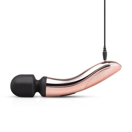 Rosy Gold Wand Curve - акумулаторна масажираща пръчица (розово злато)