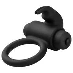   EasyToys Bunny - вибриращ пенис ринг - черен