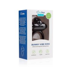   EasyToys Bunny - вибриращ пенис пръстен (черен)