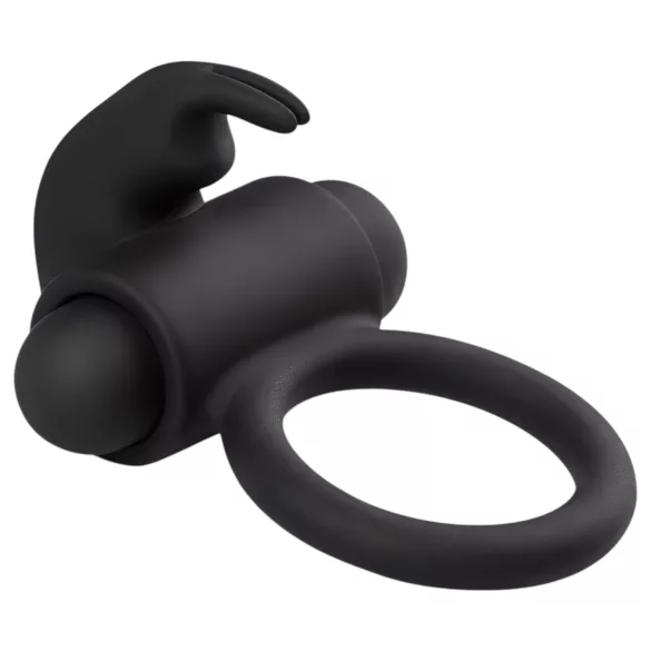 EasyToys Bunny - вибриращ пенис ринг - черен