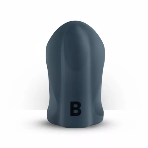 Boners - вибриращ отворен мастурбатор с акумулаторна батерия - сив