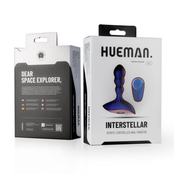 Hueman Interstellar - Акумулаторни, радиоуправляеми, вълнообразни анални вибратори (лилави)