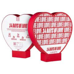   LoveBoxxx 14 дни на любовта - пищен комплект вибратори за двойки (червен)