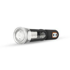   CRUIZR CS08 - автоматична пенис помпа с батерия (черно-прозрачна)