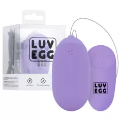   LUV EGG XL - носимо, акумулаторно, безжично вибриращо яйце (лилаво)