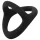 Easytoys Desire Ring - пенис и тестис пръстен - гъвкав - черен