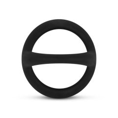   Easytoys Desire Ring - гъвкав пръстен за пенис и тестиси (черен)