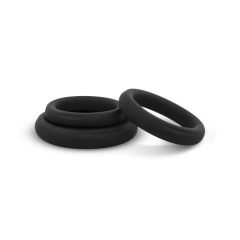   Easytoys Explore Ring - Комплект пръстен за пенис - 3 части (черен)