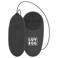   LUV EGG - носимо акумулаторно, безжично вибриращо яйце (черно)