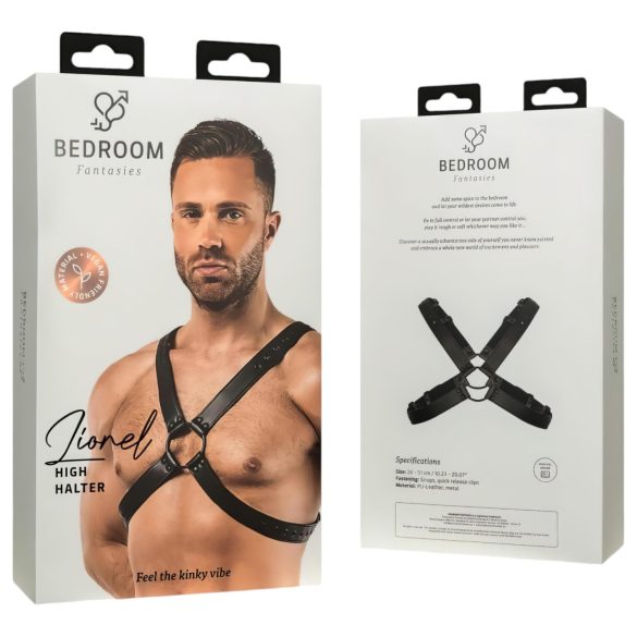 Bedroom Fantasies Lionel - черен топ за тяло - S-XL