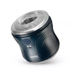   FPPR. - вибриращ мастурбатор с двоен край, захранван с батерии (син)