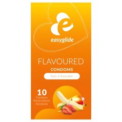   EasyGlide Flavoured - плодови ароматизирани презервативи (10бр)