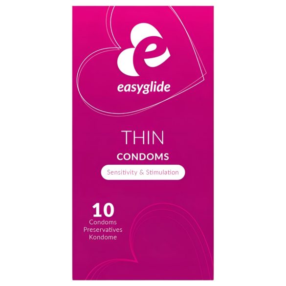 EasyGlide - тънки презервативи - ултра тънки - 10 броя