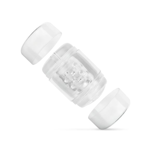 FPPR. - двоен мастурбатор - вагина & уста (прозрачен)