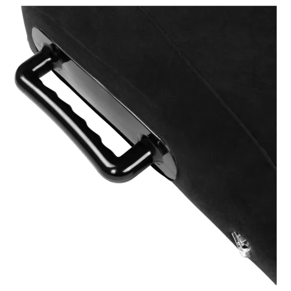 Bedroom Fantasies - надуваема секс възглавница с дръжки - черна