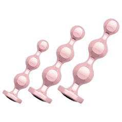   Rosy Gold - анално дилдо комплект (розово злато)