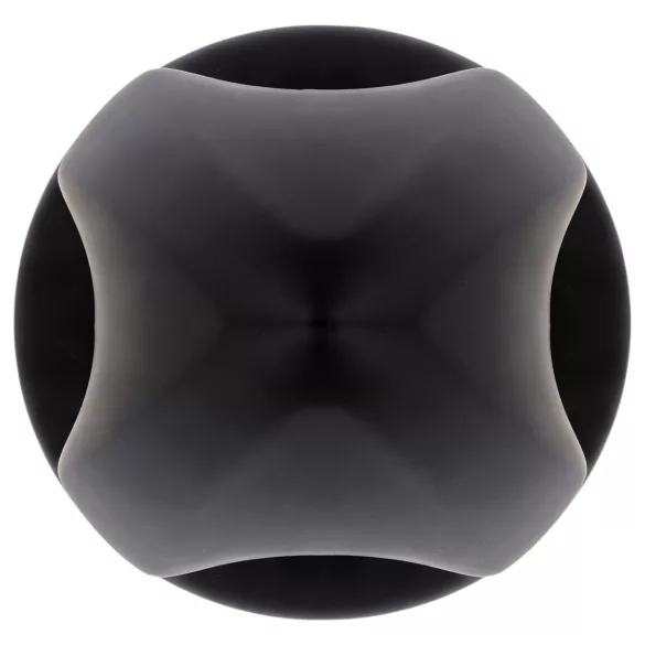 BUTTR Huge Explosive II - гигантски анален плъг (черен) - 29 cm