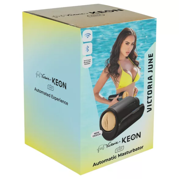 Kiiroo Keon Wifi + Victoria June - вагина мастурбатор - натурален цвят