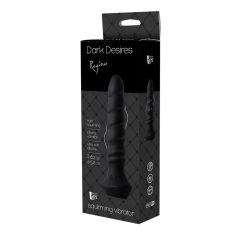  Dark Desires Regina - Акумулаторни, навиващи се анални вибратори (черни)