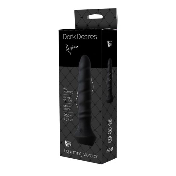 Dark Desires Regina - Акумулаторни, навиващи се анални вибратори (черни)