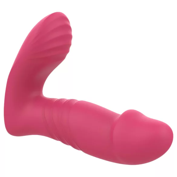 Dreamtoys - безжично носимо вибриращо яйце с тласкаща функция - розово