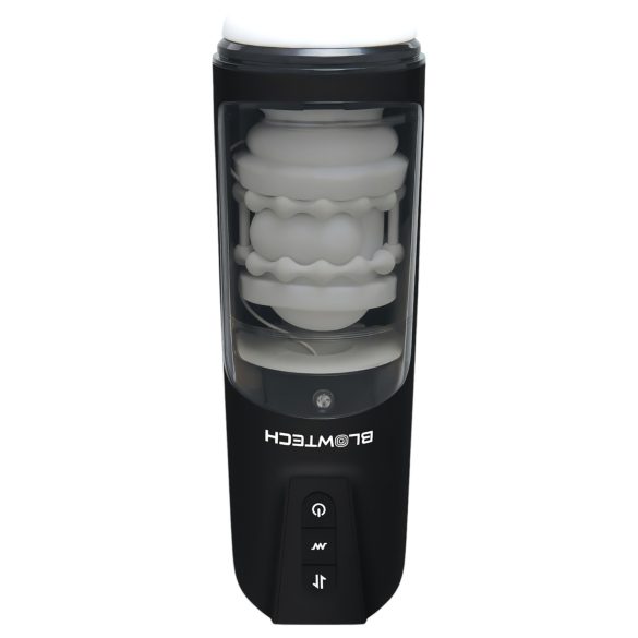 Dreamtoys Blowtech - вибриращ, движещ се мастурбатор (черен)