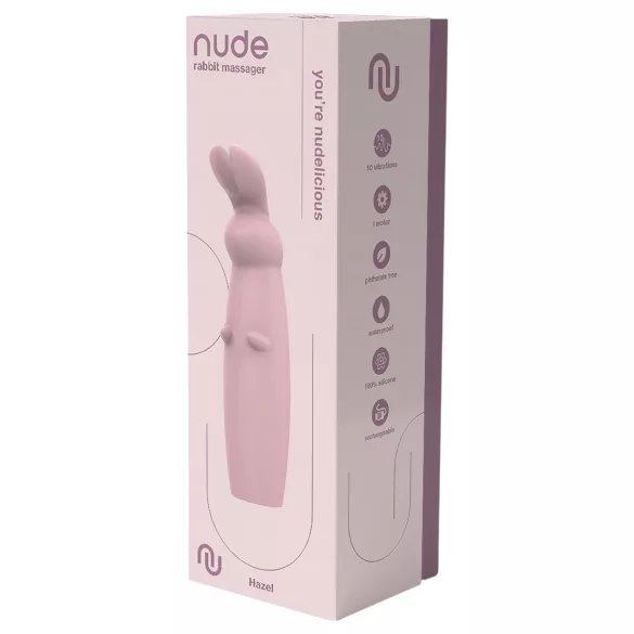 Nude Hazel - вибратор за клитор заек - презареждащ се - лилав
