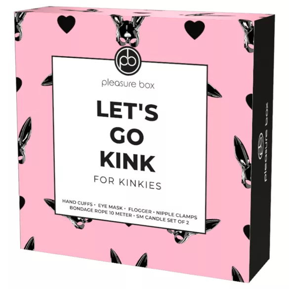 Pleasure Box Let's Go Kink - бондаж комплект - 6 части
