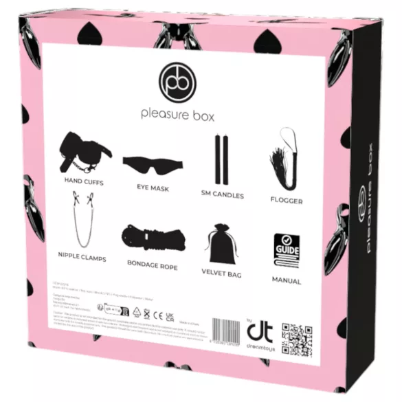 Pleasure Box Let's Go Kink - бондаж комплект - 6 части