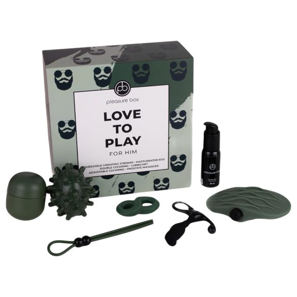 Pleasure Box Love to Play - комплект мастурбатор - 6 части