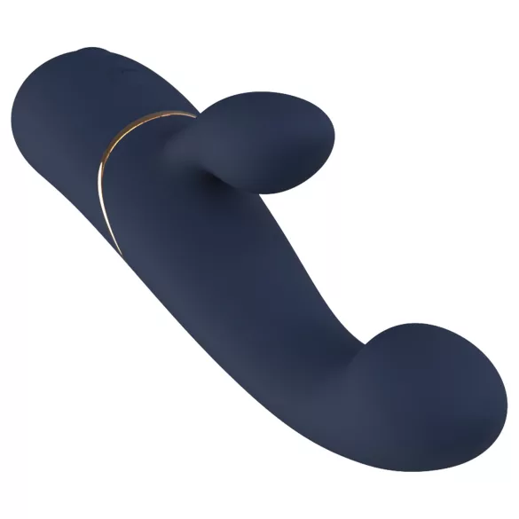 Goddess - вибратор за двойки „кимаща глава“ (тъмносин)