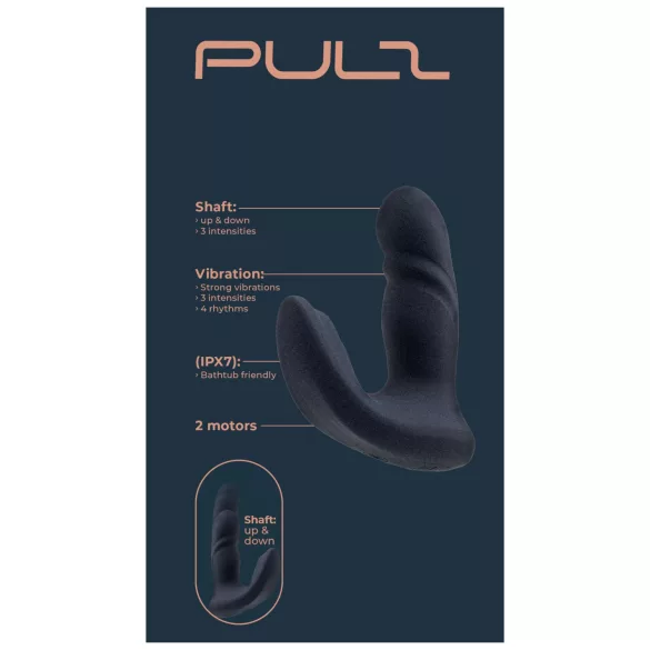 Dreamtoys Pulz - тласкащ анален вибратор с дистанционно управление (син)