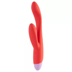  Dreamtoys Love Signal - вибратор за G-точка и клитор - червен