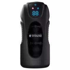   Titanz Ultimate Heat & Thrusting - автоматичен мастурбатор (черен)