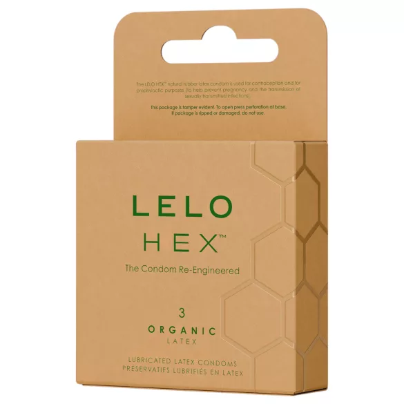 LELO Hex Organic - презервативи за потентност - 3 броя