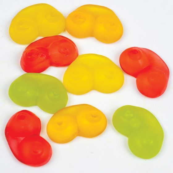 Jelly Boobs - желирани бонбони - плодови (120g)