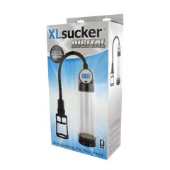   XLSUCKER - цифрова помпа за потентност и пенис (полупрозрачна)