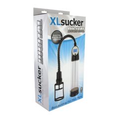   XLSUCKER - цифрова помпа за потентност и пенис (полупрозрачна)