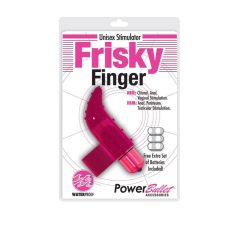   Frisky Finger - водоустойчив вибратор за пръсти (розов)